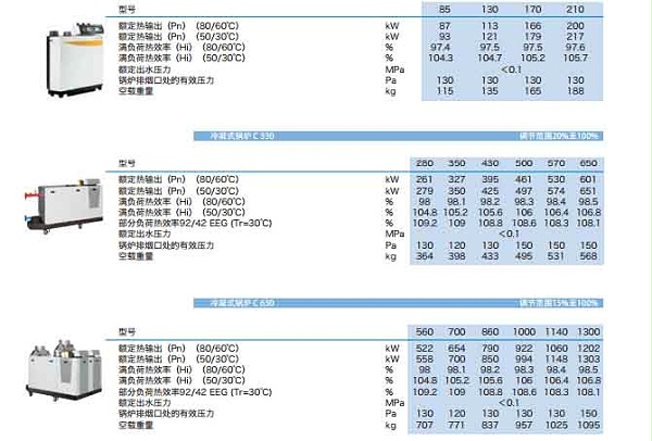 德地氏低氮冷凝锅炉样图